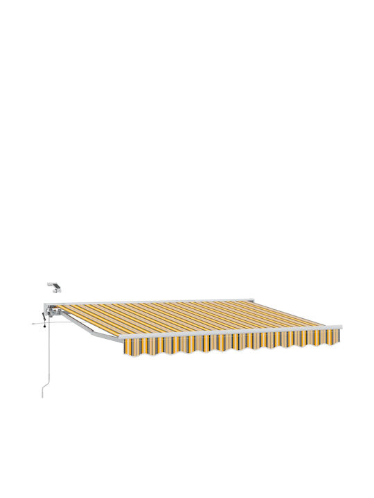 vidaXL Cort Terasă Galben 3x2.5m