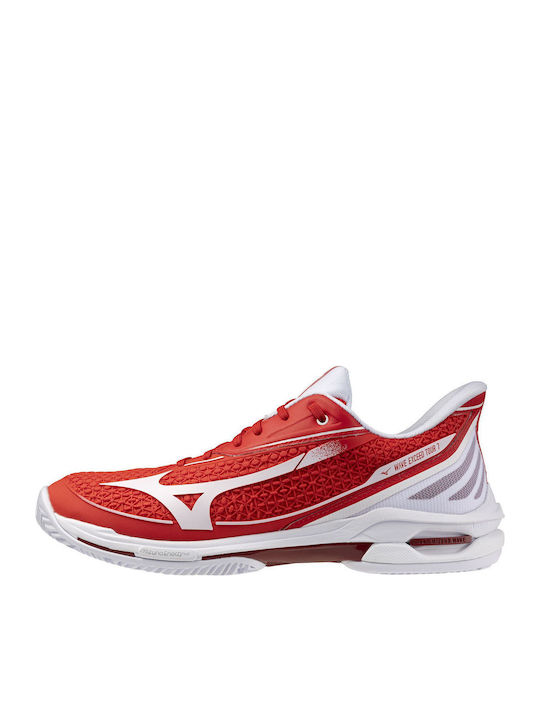 Mizuno Wave Exceed Tour Ανδρικά Παπούτσια Τένις Κόκκινα Mizuno Wave Exceed Tour Ανδρικά Παπούτσια Τένις Κόκκινα