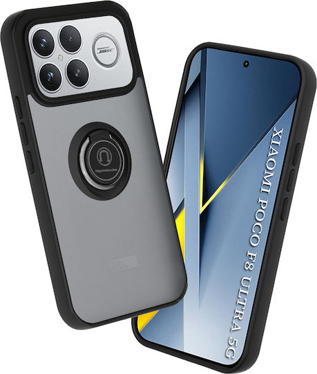 Techsuit Glinth Задна Корица Черен Poco F8 Ultra