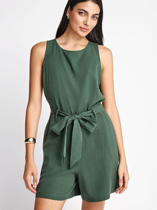 Funky Buddha Jumpsuit Shorts Bistrot Grün