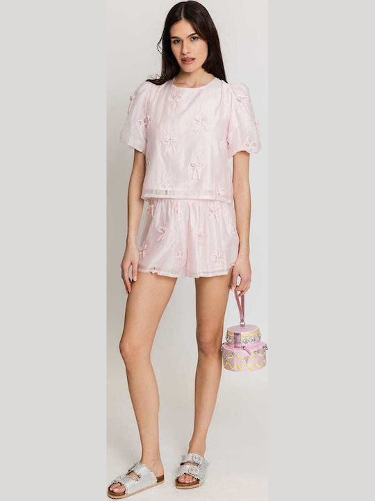 Damen-Shorts - Bermudas Set in Rosa