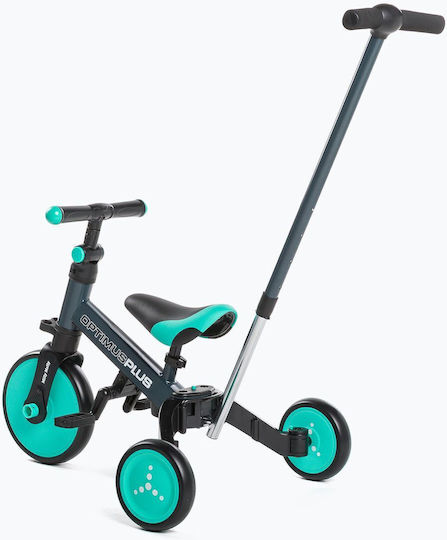 Milly Mally Optimus Plus Convertible with Parental Handle 4 in 1 for 12 Months Green