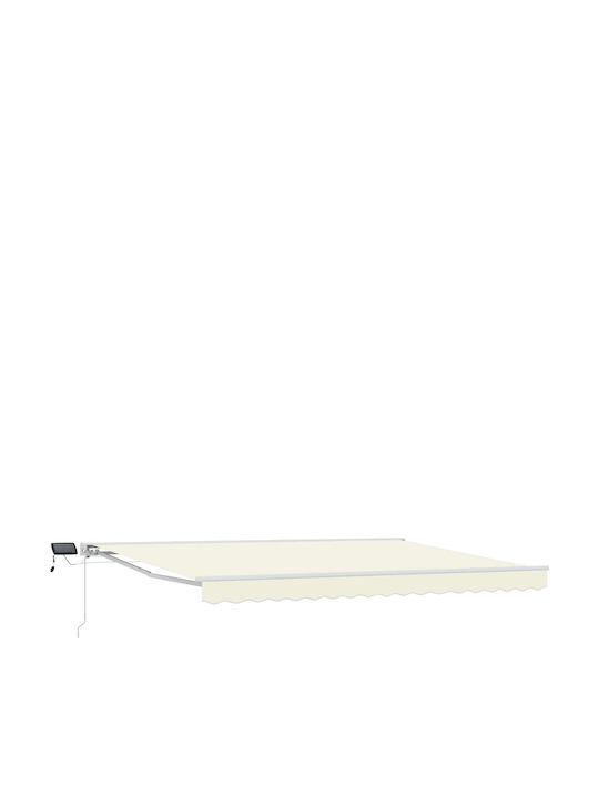 vidaXL Markise Terrasse Beige 5x3m