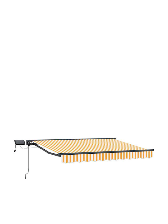 vidaXL Τέντα Βεράντας Κίτρινη 3.5x2m