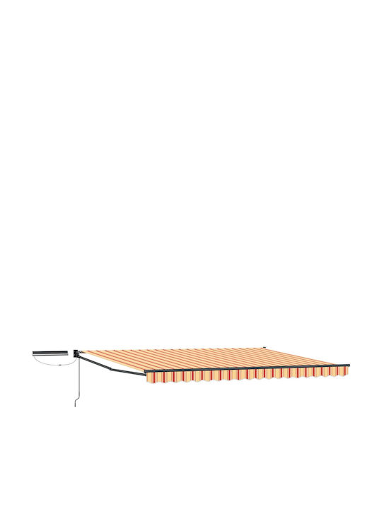 vidaXL Mehrfarbige Terrassen-Zelt 4x3m
