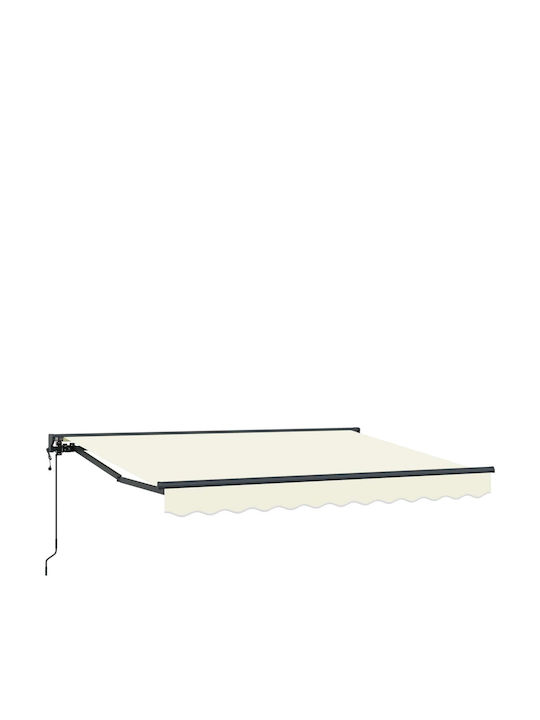vidaXL Cort Terasă Bej 2.5x2m