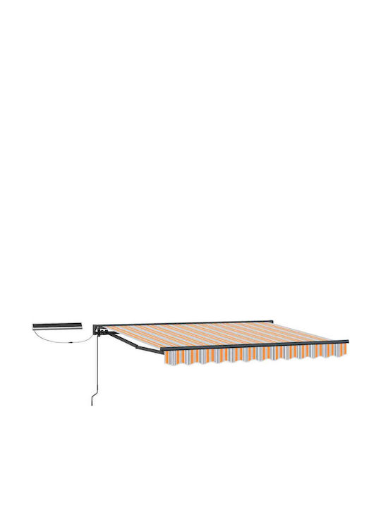 vidaXL Markise Terrasse Blau 3.5x2.5m