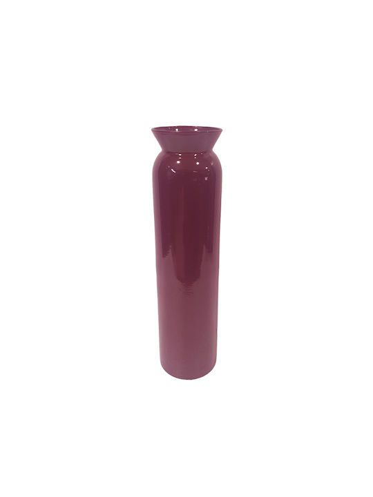 InTheBox Decorative Glass Vase Marona Red 7.5x7.5xH31cm