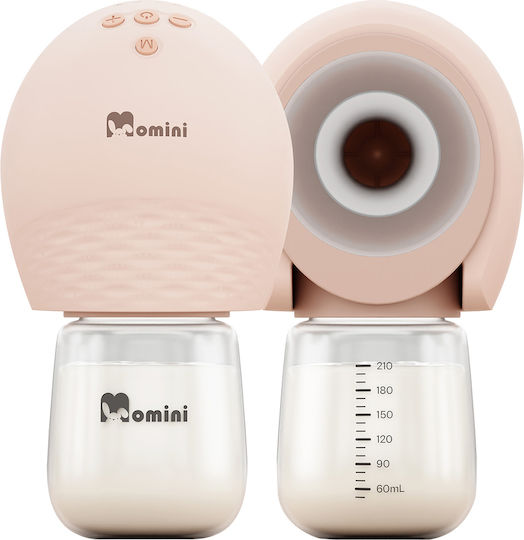 Momini Sippypump Twin Electric Double Breast Pump Battery Pink 210ml
