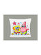 Photoretous Kinder Wurfkissen Dekorative Kopfkissenbezug SpongeBob Weiß 40x40cm