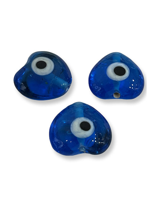 Tabletop New Year's Lucky Charm Light Blue Burner Made of Glass 2.5x2.5cm 5 Pieces