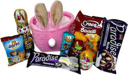 Easter Gift Box Pink Bunny Mix Kids Kinder Surprise Sweets