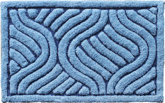 Chios Hellas Badematte Baumwolle Nora 43060GK-3063 Hellblau 50x80cm