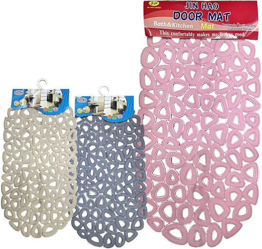 HOMie Bathtub Anti-Slip Mat with Suction Cups Gray