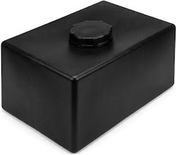 Plastic Water / Petroleum Cylindrical Vertical Storage Tank 100lt Black