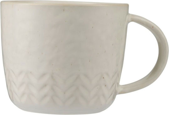 Maxwell & Williams Chevron Waves Ceramic Mug White 400ml