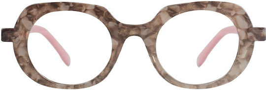 Oceanides Eyewear Ochelari De Citit +3.00 În Culoare Roz