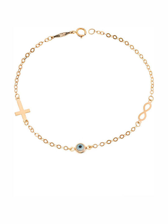 Gold Kinderarmband 9K