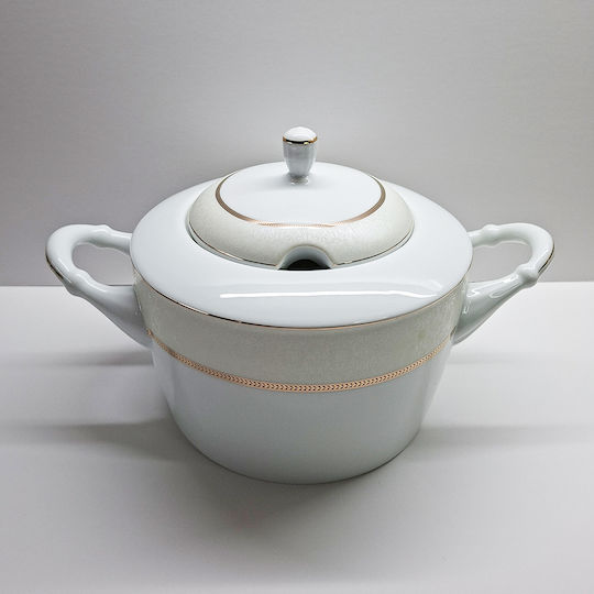 Christinholm Σουπιέρα από Πορσελάνη Χρυσή 2500ml 20τμχ
