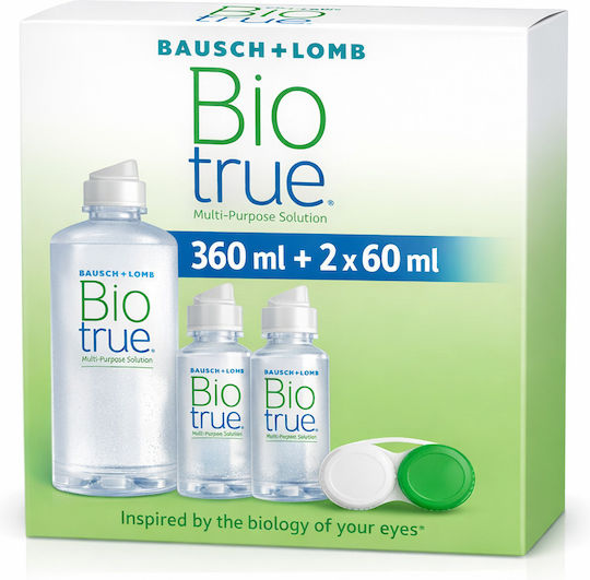 Bausch & Lomb Biotrue Soluție pentru Lentile de Contact 360ml & 120ml