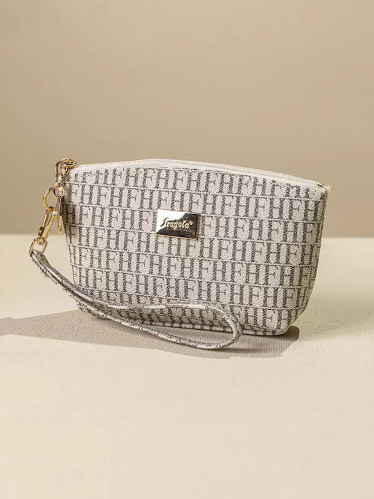 Women's Small Toiletry Bag Fragola Pc013fh Beige