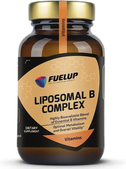 Fuel Up B Complex για Ενέργεια, Ενίσχυση του Ανοσοποιητικού & το Νευρικό Σύστημα 60 φυτικές κάψουλες