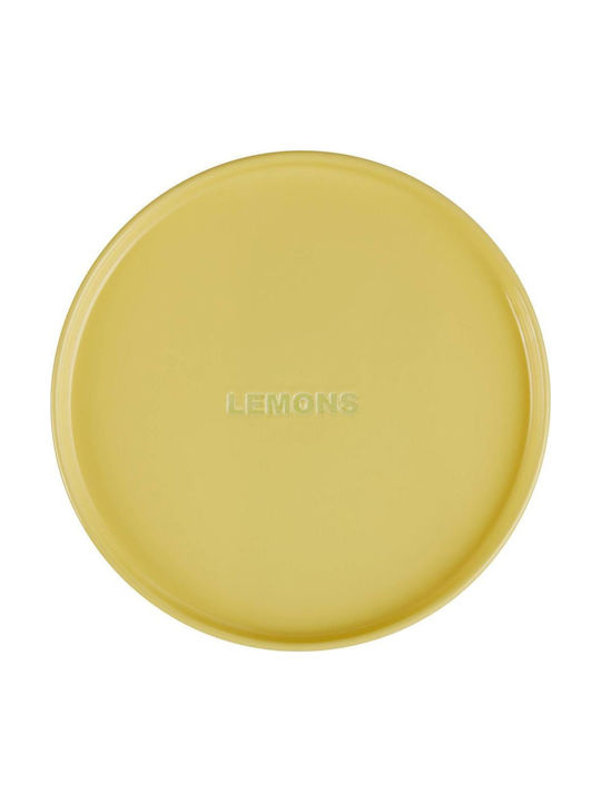 Butlers Lemon Πιάte Untiefe aus Porzellan Gelb mit Durchmesser 15cm
