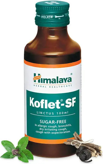 Himalaya Wellness Koflet-SF Syrup for Children & Adults Sugar Free 100ml
