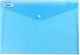 Optima Prod Din Plastic Pp Folder Document Protection A5 Landscape Staple Closure 10/set Optima Transparent Blue