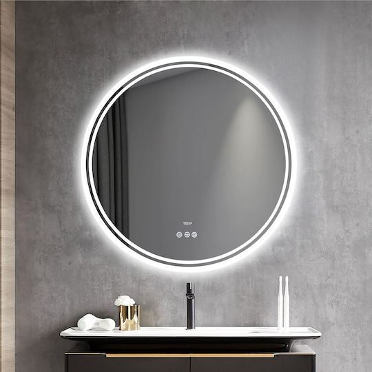 Naron NR4528 Rund LED Berührung Badezimmer Spiegel