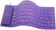 Silicone Tastatur Englisch (US) Lila