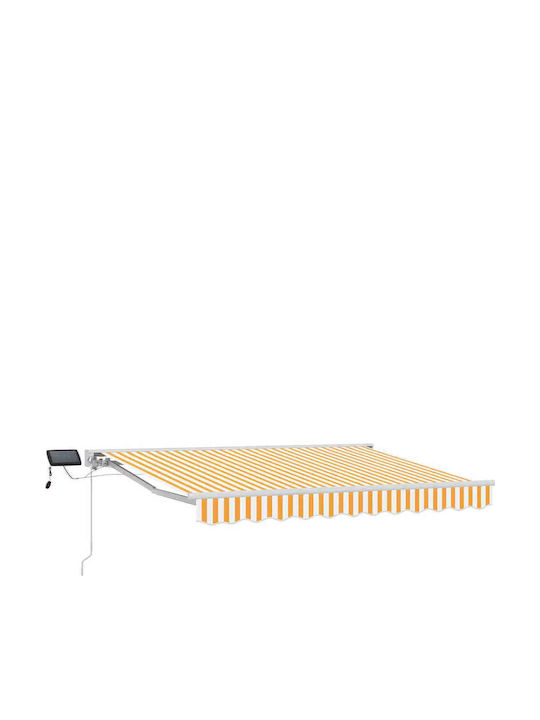 vidaXL Terrasse Zelt mit LEDs Gelbe 3x2.5m