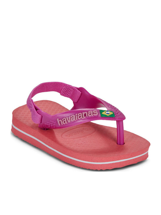 Havaianas Παιδικές Σαγιονάρες Πορτοκαλί Baby Br...