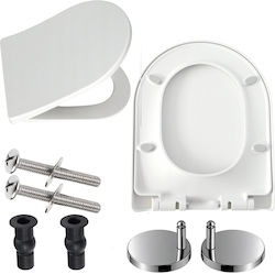 Estiva Toilettensitz Sanftes Schließen Kunststoff Weiß