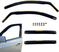 Ανεμοθραύστες Ford Focus 2011-2018 4τμχ Εμπρός Πίσω Streetech