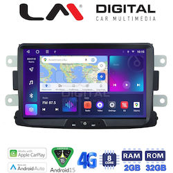 LM Digital Auto-Audiosystem Renault Logan / Erfassen Dacia Duster / Logan / Sandero 2012-2019 mit Bluetooth, USB & GPS LM Digital Auto-Audiosystem Renault Logan / Erfassen Dacia Duster / Logan / Sandero 2012-2019 mit Bluetooth, USB & GPS