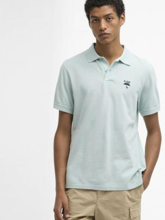 Barbour Barbour Herrenblusen Polo Mint Blau