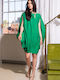 Rochie De Vară Mini Pentru Nuntă / Botez Verde