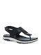 Damen Anatomische Flatforms Schwarz