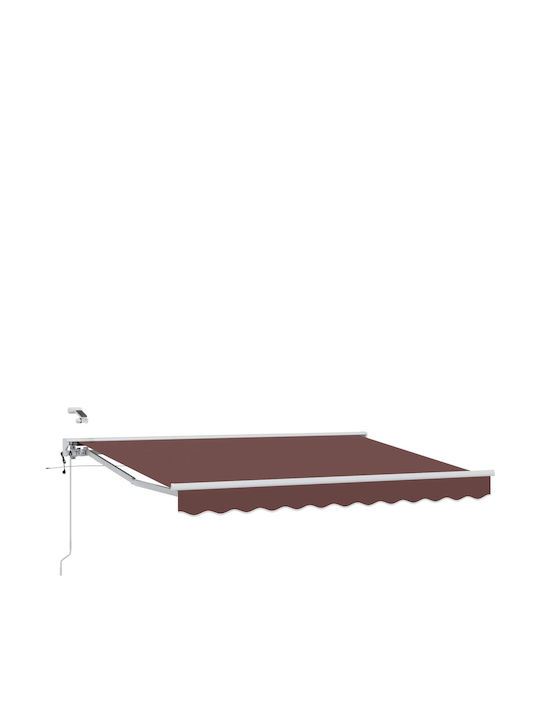 vidaXL Cort Terasă Maro 2.5x2m
