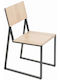 Scaun De Exterior Metalic Auriu 40x55x46cm