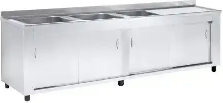 Niki Inox Λάντζα Κλειστή Τριπλή LBCS.S7230.35