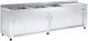 Niki Inox Closed Triple Scullery Sink LBCS.S7260.35