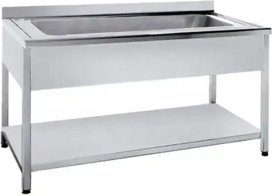 Niki Inox Мивка За Шкафове Отворена Единична MBOS.70120.19