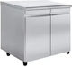 Niki Inox Vorbereitungstischschrank mit Öffnenden Türen 89x70x88cm