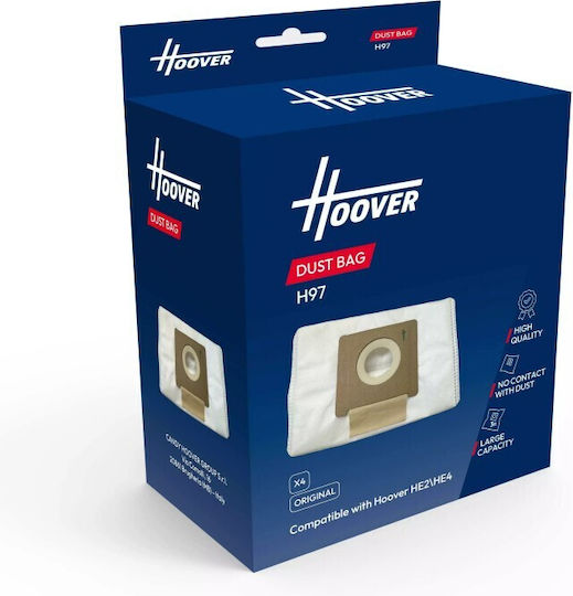 Hoover Σακούλες Σκούπας 5τμχ Συμβατή με Σκούπα Hoover