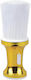 Neck Brush Talc Holder Gold