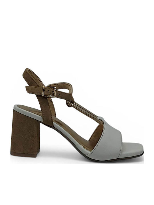 Marco Tozzi Leather Sandals White