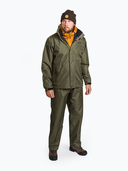 Men's Pinewood Tornado Extreme Rain Waterproof Set Green Size M