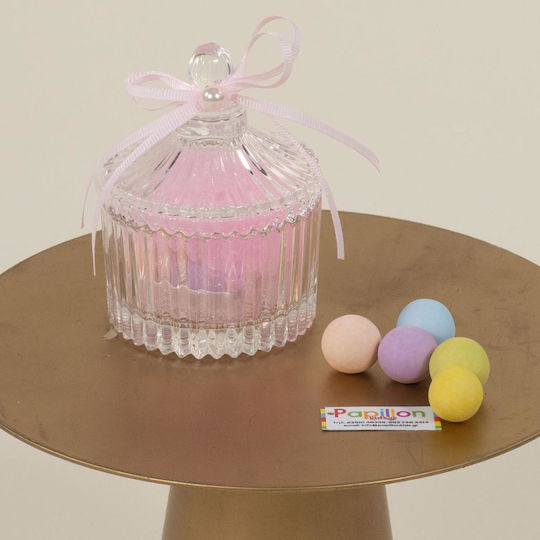 Christening Favor 6170-1 Glass Favour with Lid